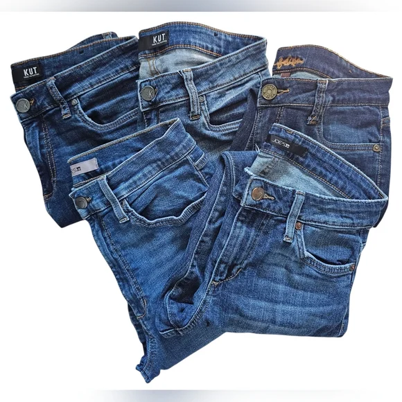 Jeans, Women's 5 Piece Bundle, Sizes 4&6. KUT from the kloth & JOE'S Jeans - Picture 2 of 7